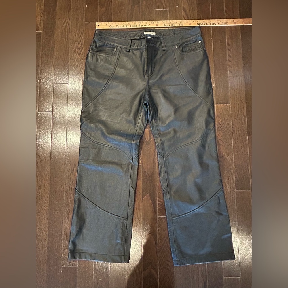 Riding Gear- Harley Davidson leather pants. Size 16